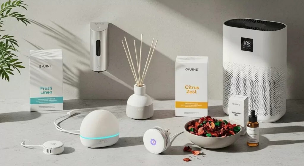 Exemplos de aromatizantes para lojas e comércios