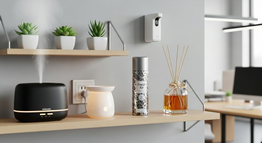 Exemplos de aromatizantes para escritórios