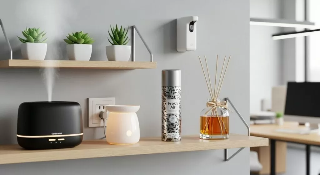 Exemplos de aromatizantes para escritórios
