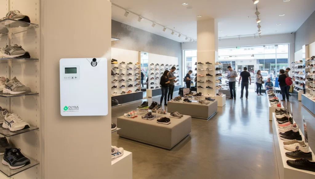 aromatizador automático em loja