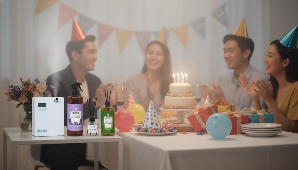 Aromatização para aniversários