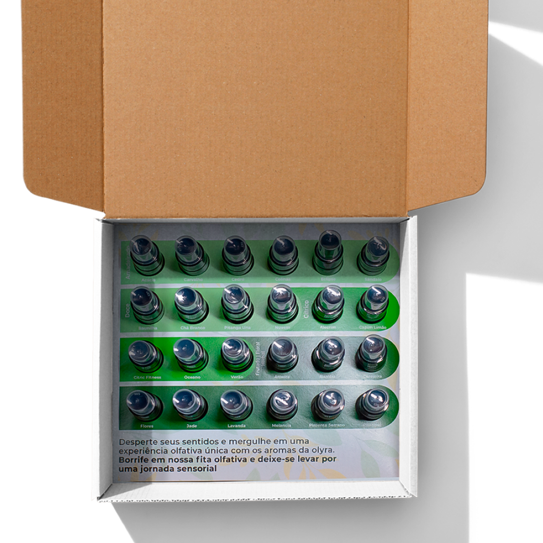 Kit com 24 essências
