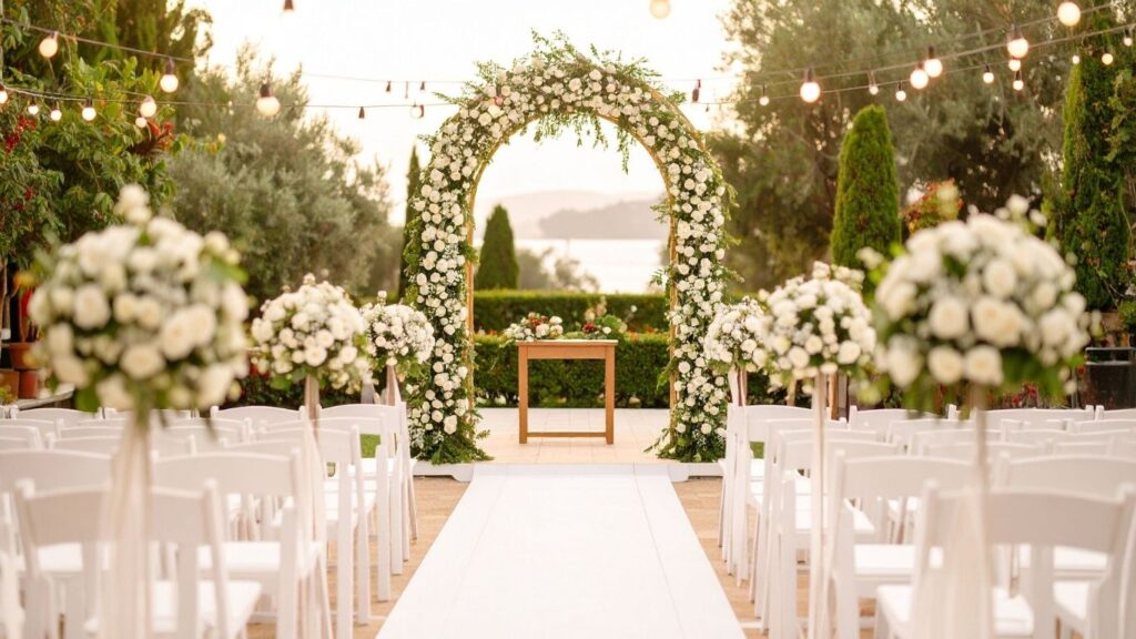 Aromatização para festas: festa de casamento