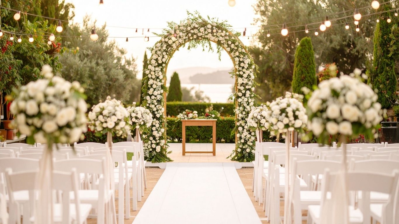 Aromatização para festas: festa de casamento