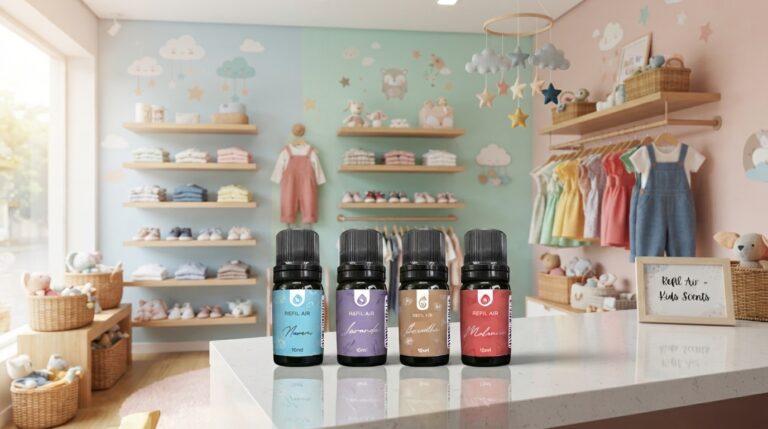 Melhor aroma para loja infantil